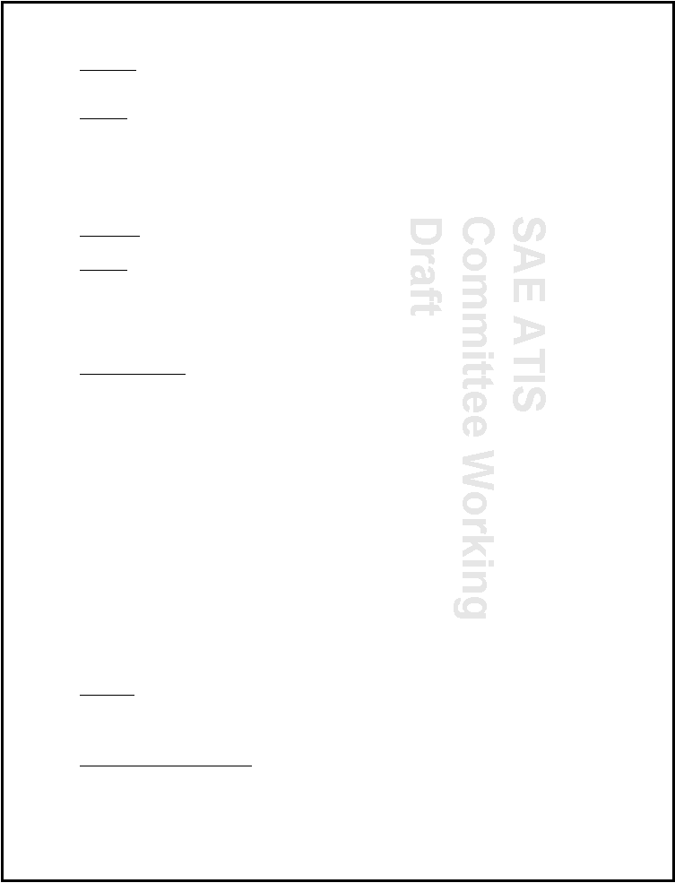 SAE ATIS Committee Working Draft 