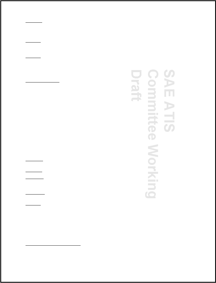 SAE ATIS Committee Working Draft 