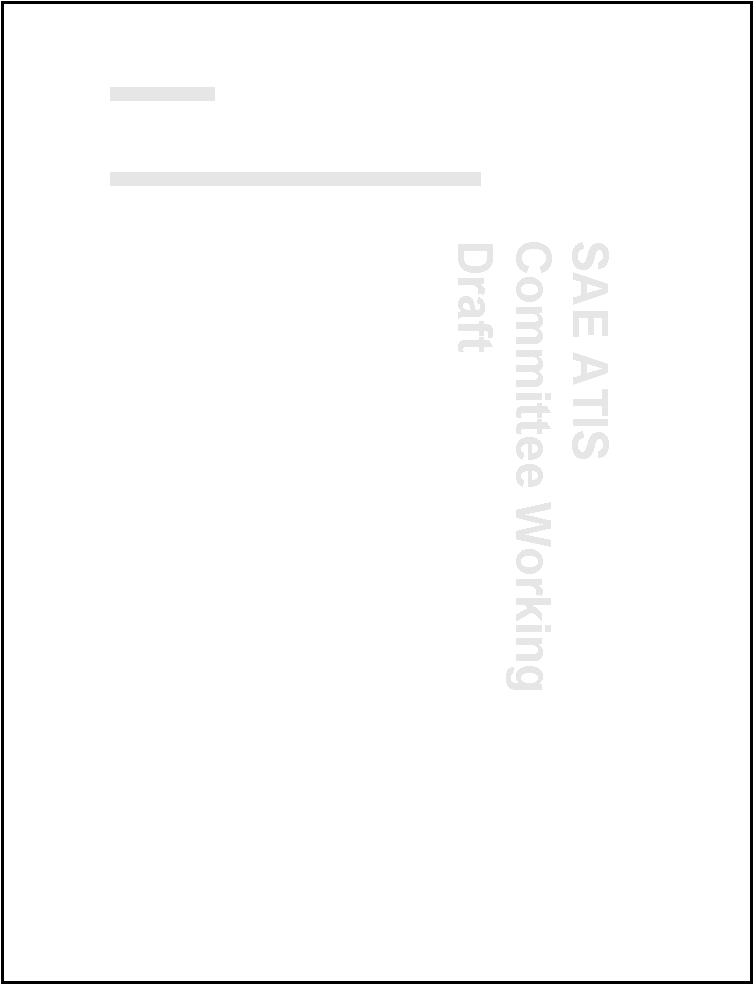 SAE ATIS Committee Working Draft 
