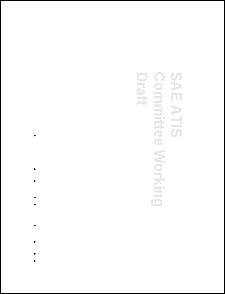 SAE ATIS Committee Working Draft 