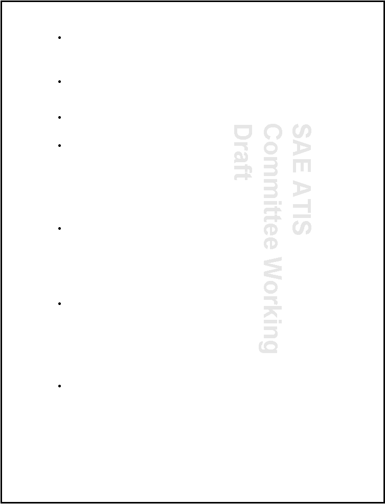 SAE ATIS Committee Working Draft 
