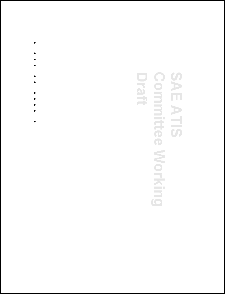 SAE ATIS Committee Working Draft 