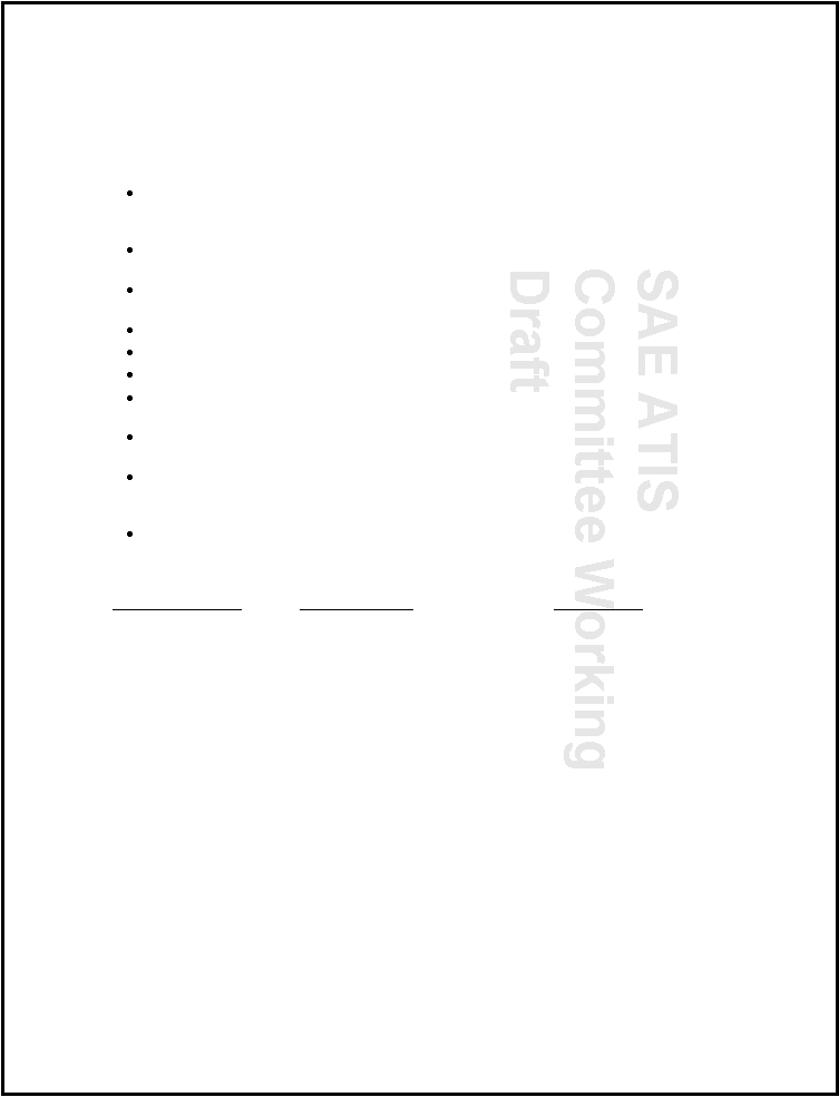 SAE ATIS Committee Working Draft 
