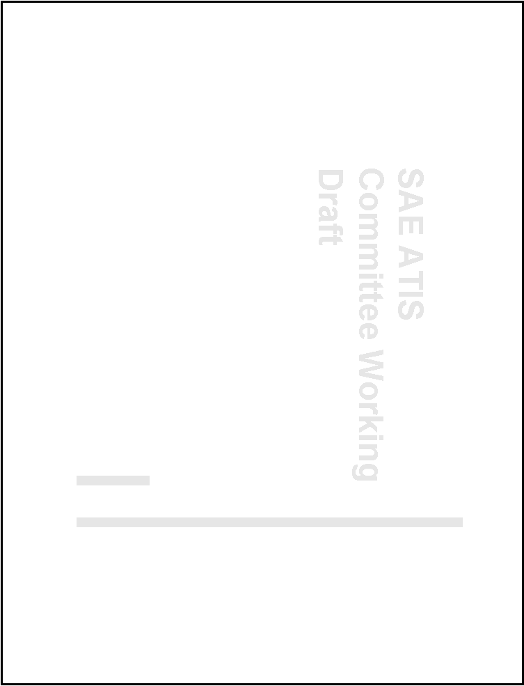 SAE ATIS Committee Working Draft 