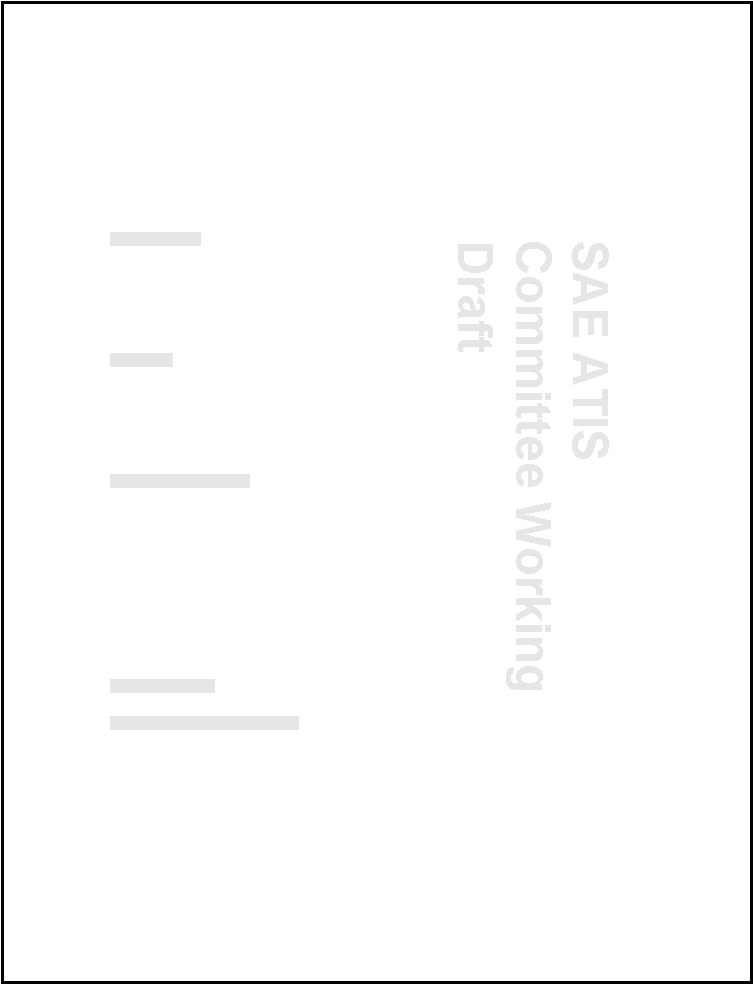 SAE ATIS Committee Working Draft 