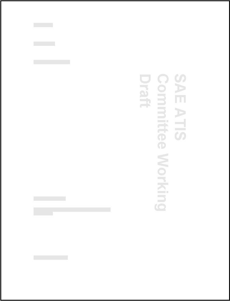 SAE ATIS Committee Working Draft 