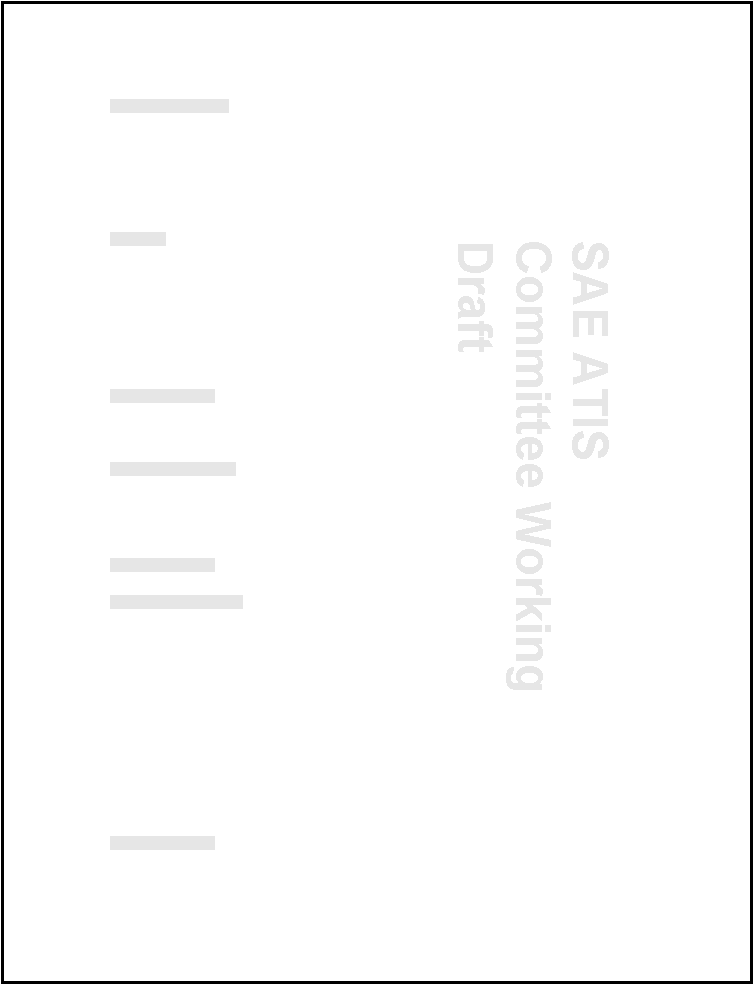 SAE ATIS Committee Working Draft 