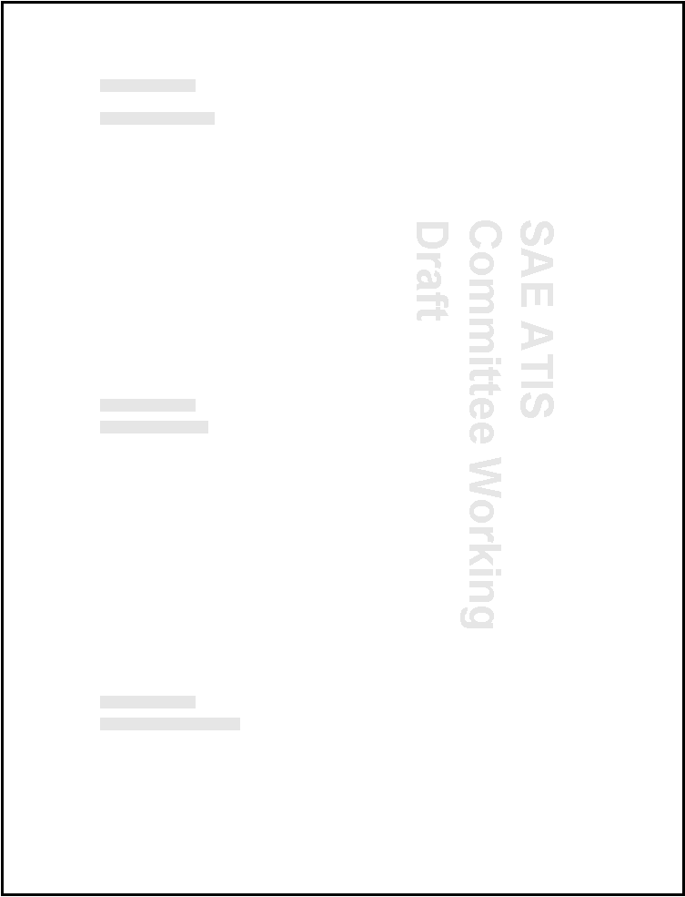 SAE ATIS Committee Working Draft 