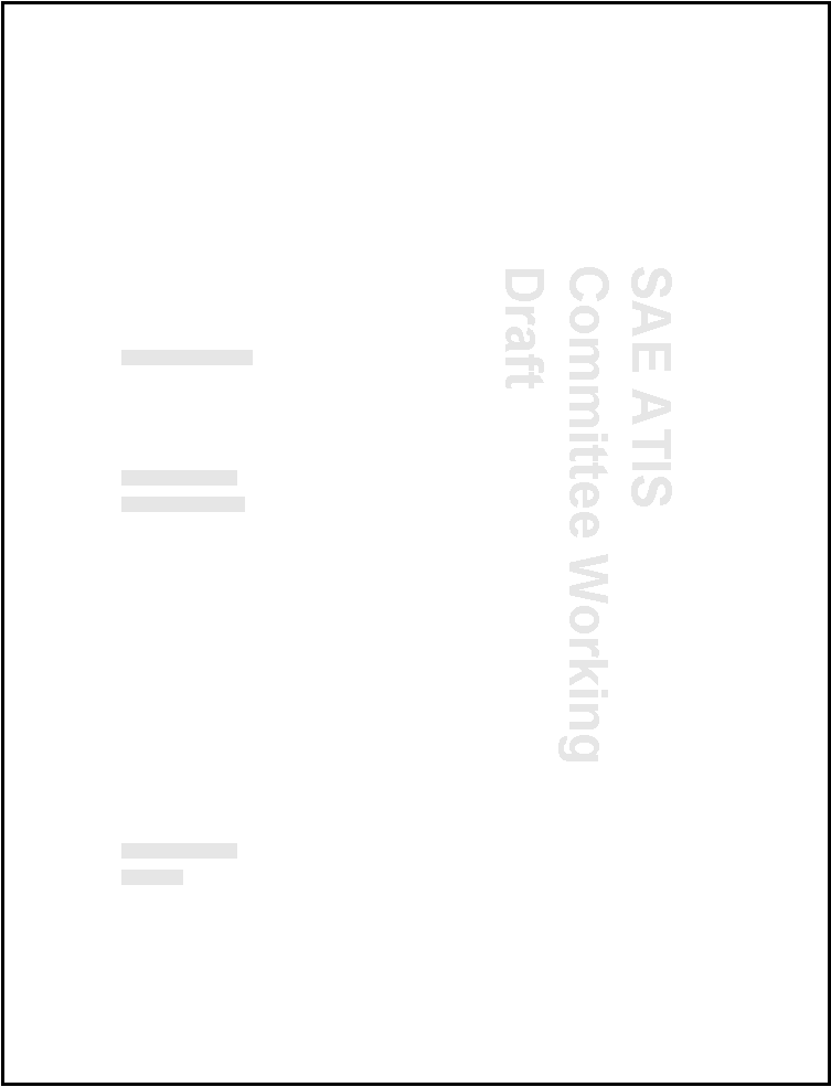 SAE ATIS Committee Working Draft 