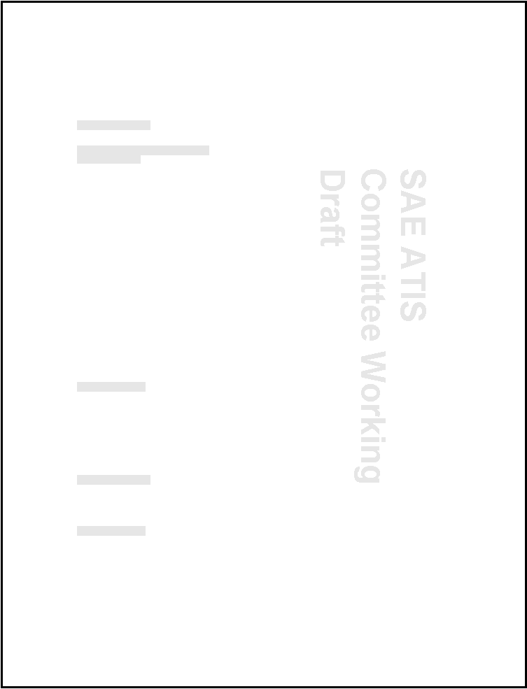 SAE ATIS Committee Working Draft 