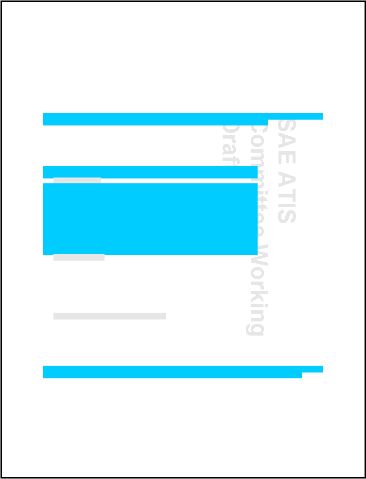 SAE ATIS Committee Working Draft 