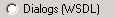 Dialogues (WSDL) button