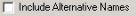 Add Alernative Names